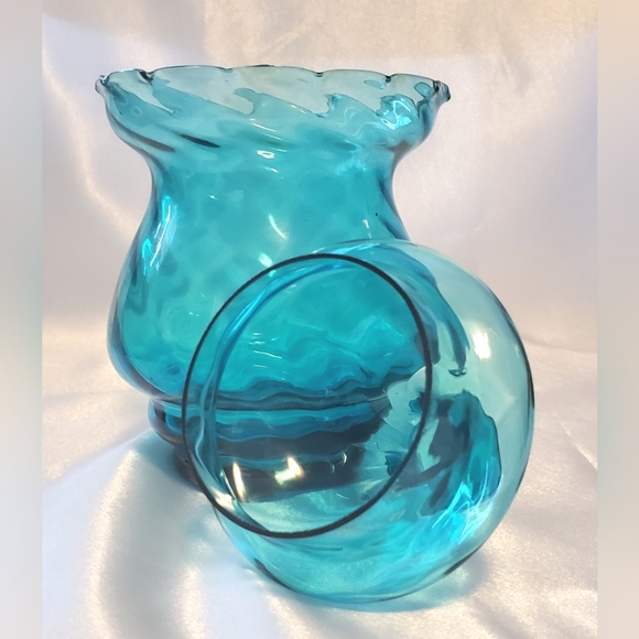 Vintage Epothecary Jar Empoli Style Turquoise - Picture 16 of 16